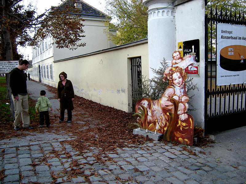 Artwork at the Entrance to Vienna Design Week 2008