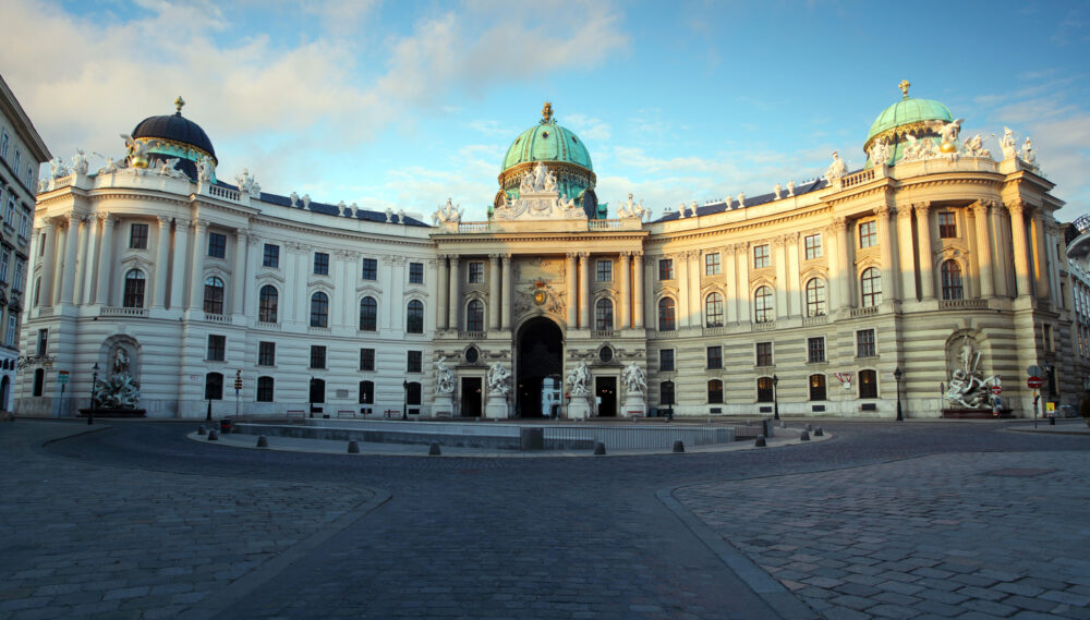 Front of the Hofburg Imperial Palace, Austria, Vienna