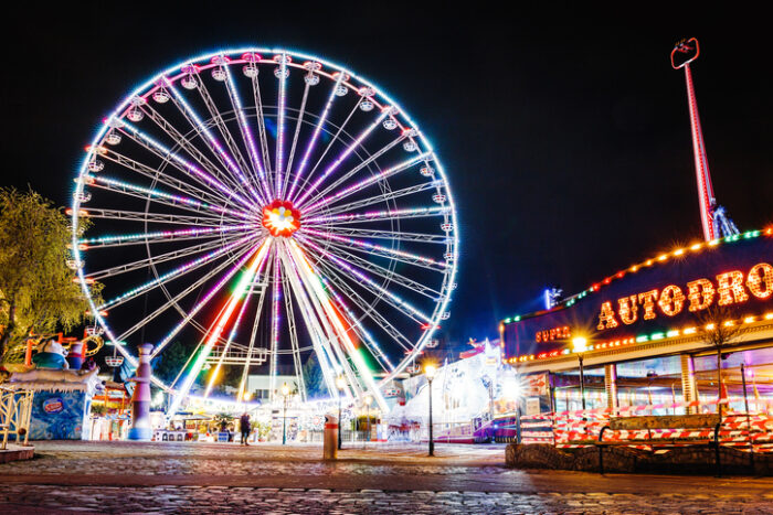 Prater amusement park Vienna