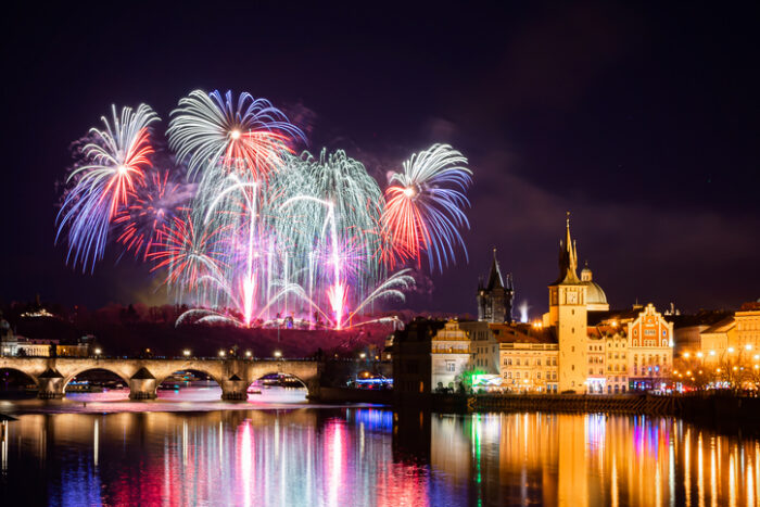 Prague New Year's Day Fireworks