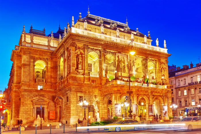 Hungarian State Opera House in Budapest, Hungary